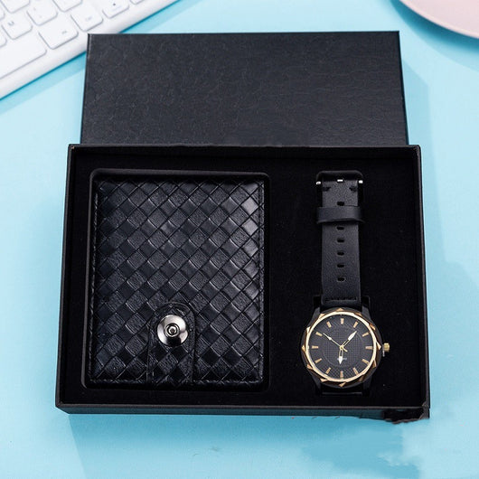 Set de Regalo Premium para Hombre: Reloj de Lujo, Bolso de Cuero y Billetera - Image 6