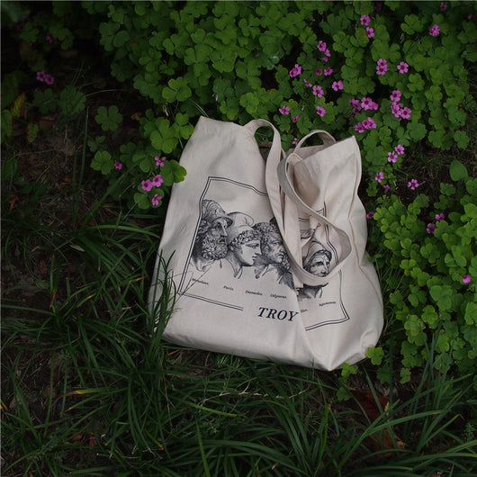 Bolsa de Lona Trojan Portrait con Asa Única para Mujer - Image 12