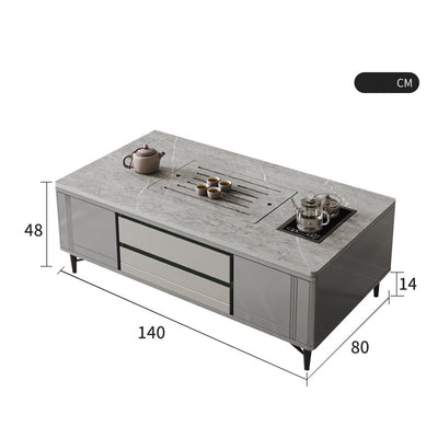 Mesa de Té Kung Fu Minimalista Italiana Multifuncional - Image 19