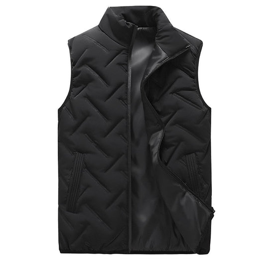 Chaleco Acolchado de Plumón para Hombre - Abrigo Suelto Otoño Invierno - Image 5
