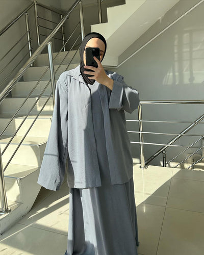 Vestido Árabe Suelto de Manga Larga - Outfit Tradicional Medio Oriente - Image 19