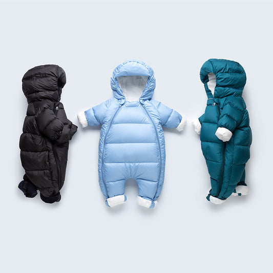 Traje de Invierno Acolchado para Bebé con Relleno de Plumón