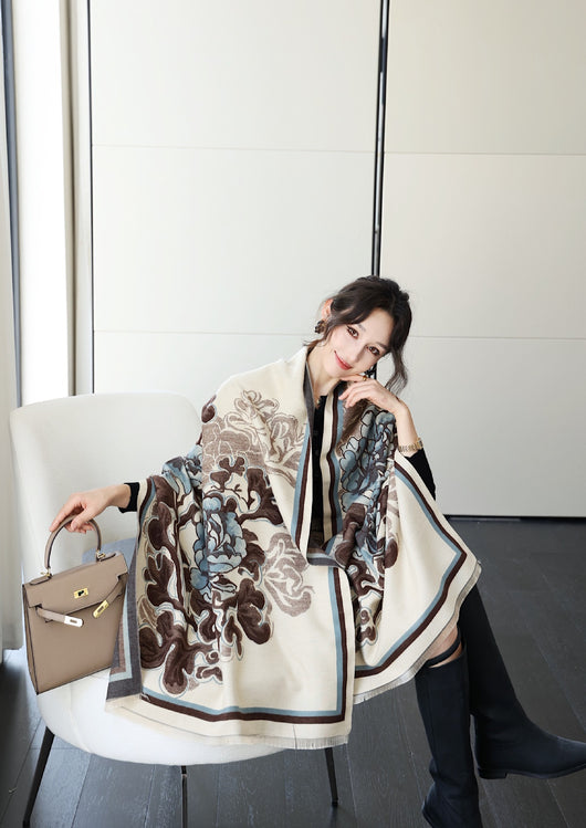 Chal Versátil de Oficina Estilo Coreano para Otoño e Invierno - Image 21