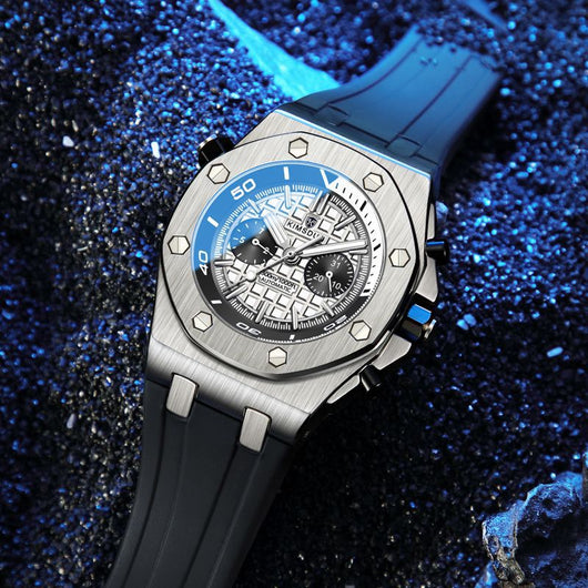 Reloj Deportivo para Hombre Automático Resistente al Agua con Correa de Silicona - Image 4