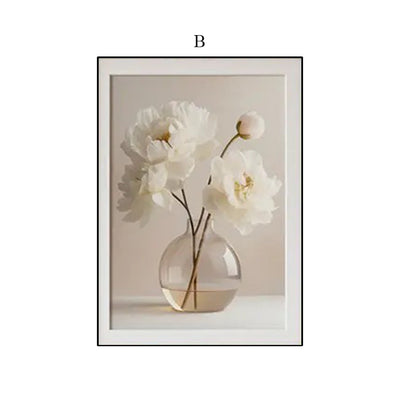 Cuadro Decorativo Floral Blanco para Sala y Dormitorio - Image 7