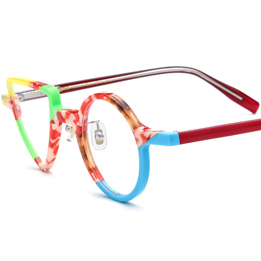 Gafas Redondas Triangulares - Diseño Moderno Unisex - Image 14