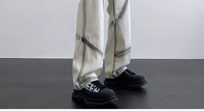 Jeans Tie-Dye de Lujo Minimalista - Estilo Urbano Contemporáneo - Image 22