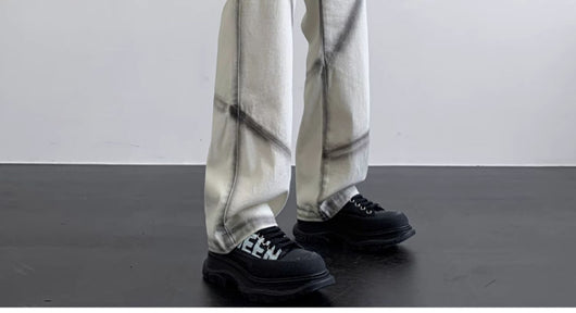Jeans Tie-Dye de Lujo Minimalista - Estilo Urbano Contemporáneo - Image 22
