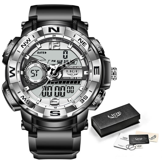 Reloj Multifuncional con Doble Pantalla y Movimiento de Cuarzo - Image 8