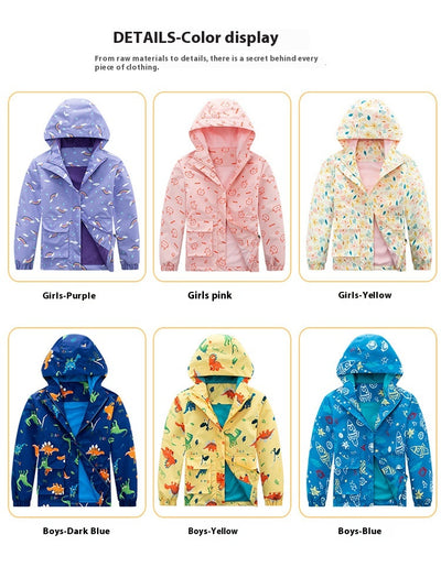Abrigo Impermeable para Niños con Forro Polar y Diseño Camuflaje - Image 9