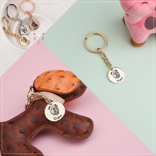 Llavero Personalizado con Foto de Mascota DIY - Image 4