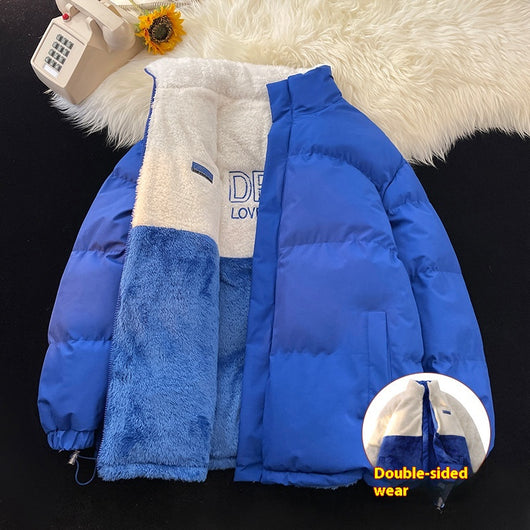 Abrigo Reversible de Algodón Grueso para Invierno - Image 8