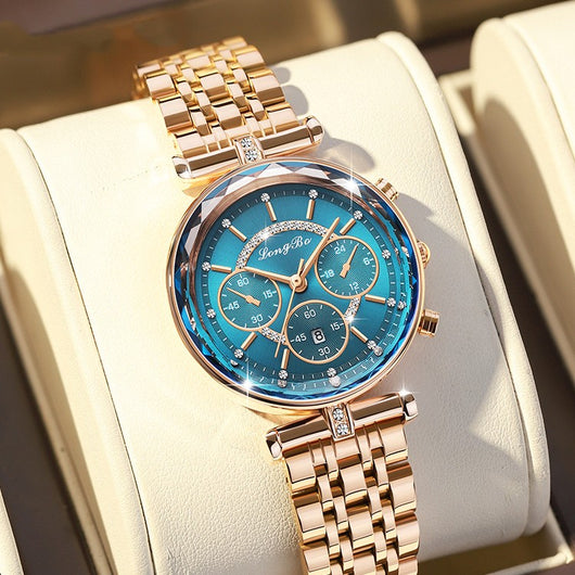 Reloj Casual Impermeable para Mujer con Tres Ojos