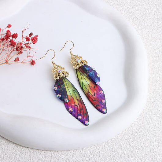 Aretes Alas de Cigarra Personalizados - Diseño Lluvia Misteriosa del Sur - Image 9
