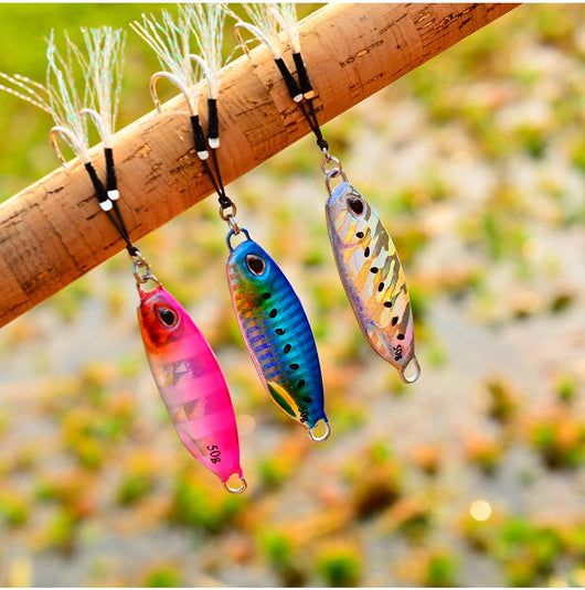Señuelo de Pesca Giratorio 10 Colores - Cebo Artificial de Placa Metálica - Image 16