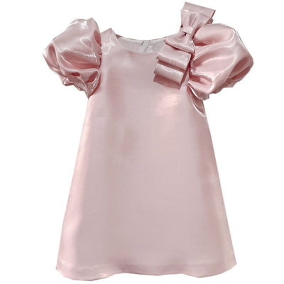 Vestido Infantil con Mangas Abullonadas - Diseño Moderno y Personalidad - Image 3