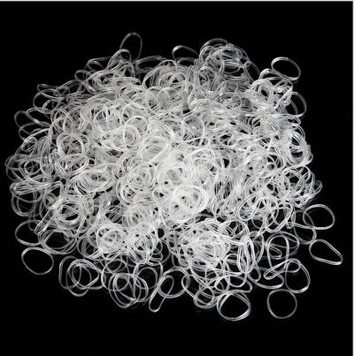 Bandas Elásticas Transparentes para el Cabello Infantil - Coleteros Suaves - Image 7