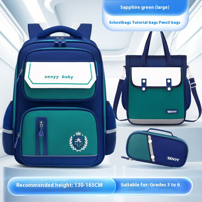Mochila Escolar Ergonómica con Protección de Columna y Tela Impermeable - Image 34