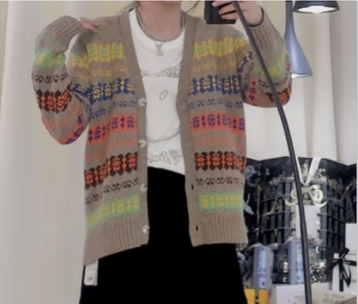 Cardigan Tejido de Manga Larga para Invierno - Image 10