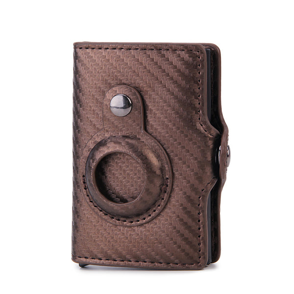 Cartera Compacta Multifuncional para Hombre - Billetera Minimalista con Soporte de Tarjetas