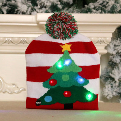 Gorro Navideño Tejido con Luz LED Multicolor - Image 7