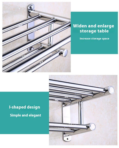Toallero de Acero Inoxidable 304 Portátil para Baño - Image 18