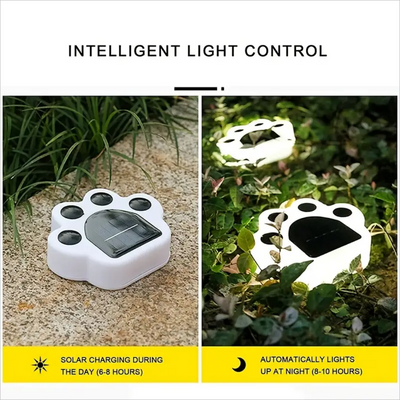 Luces Solares de Jardín con Diseño de Patitas - Decoración LED Impermeable para Exteriores - Image 12