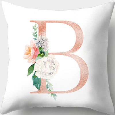 Funda de Almohada con Letras Florales Día de San Valentín Impresión Digital - Image 23