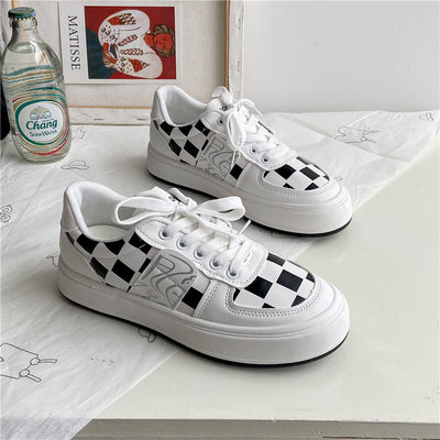 Zapatillas Retro Cuadros Plataforma Alto - Image 7