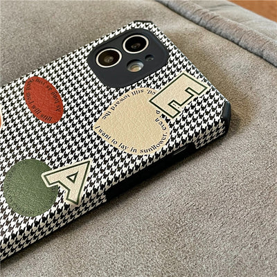 Funda Protectora Antigolpes Estampado Cuadrícula Alfabeto Inglés - Image 7