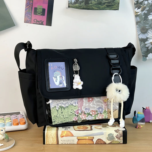Bolsa Crossbody de Lona Impermeable Ligera Multiuso Casual - Image 11