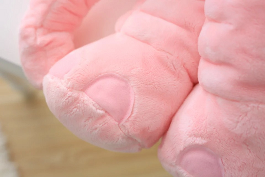 Pink 60cm and yellow 40cm elephant plush dolls, soft comfort pillows for babies and kids. - Image 82