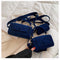 Bolso Bandolera Asimétrico Efecto Frosted para Mujer