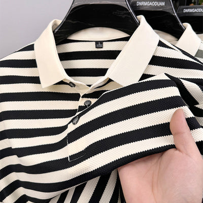 Saco Ejecutivo con Rayas Jacquard Transpirable y Absorbe Humedad - Image 5