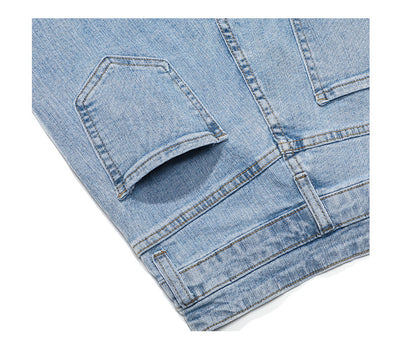 Jeans Skinny Cintura Alta Elásticos con Abertura Lateral - Image 16