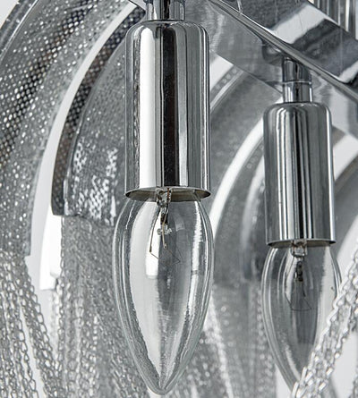 Lámpara Colgante de Cadena Aluminio Lujo Nórdico para Sala de Estar - Image 7