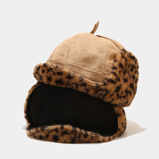 Gorro Térmico Estampado Leopardo con Protección Auditiva para Ciclismo - Image 11