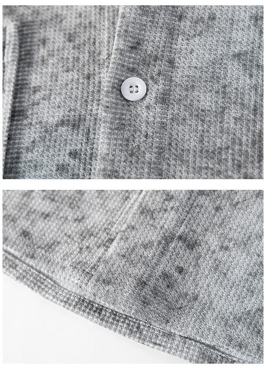 Camisa Jacket Suelta Talla Grande Manga Larga para Hombre - Image 18