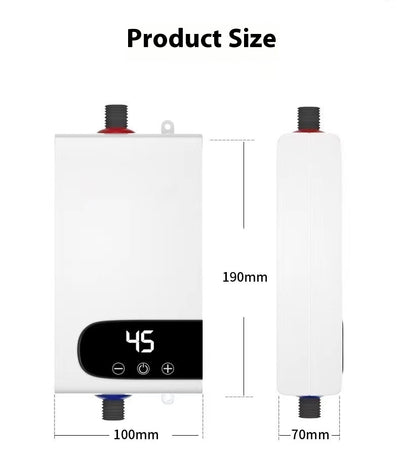 Calentador de Agua Eléctrico Compacto con Tecnología Inteligente y Conversión de Frecuencia - Image 14