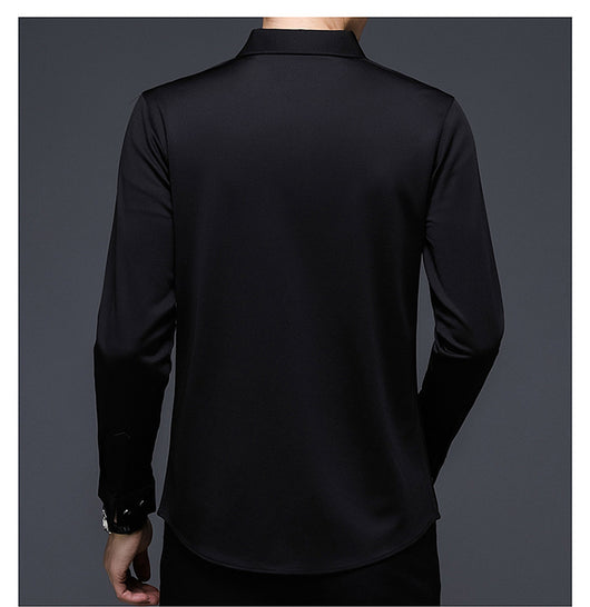 Camisa Ejecutiva Sin Planchado para Hombre - Transpirable y Elástica - Image 8