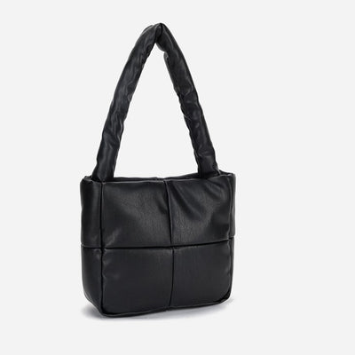 Bolso de Mano Elegante en Cuero Suave con Diseño Acolchado - Image 12