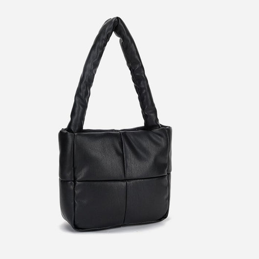 Bolso de Mano Elegante en Cuero Suave con Diseño Acolchado - Image 12