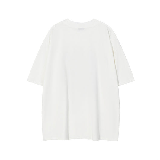 Camiseta Hip Hop con Letras Estampadas - Manga Corta para Hombre - Image 3