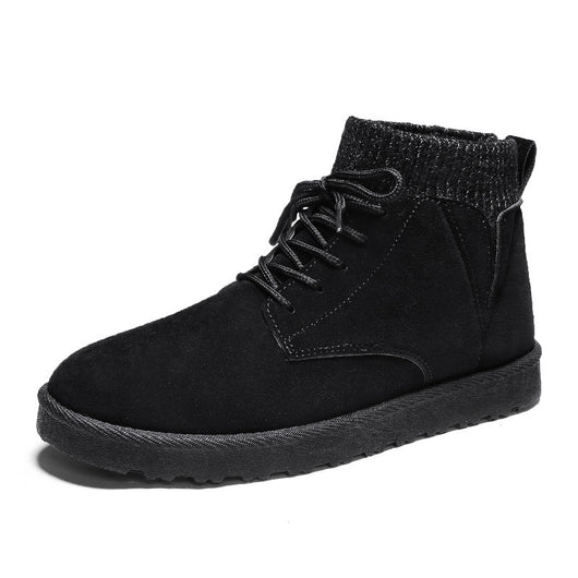 Botas Altas Acolchadas para Hombre - Zapatos de Algodón del Noreste - Image 5