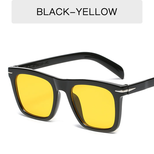 Gafas de Sol Cuadradas Vintage Metal - Estilo Retro - Image 2