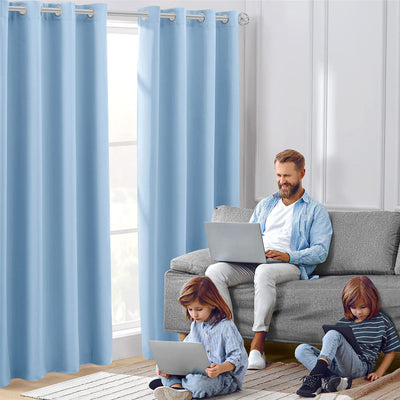 Cortinas Modernas Térmicas Bloqueadoras de Luz - Tela Gruesa Opaca Aislante - Image 11