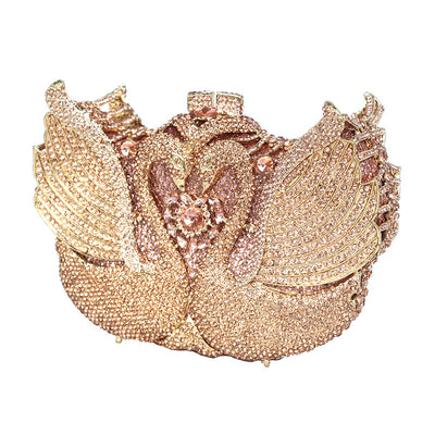 Bolso Pequeño Swan Moon con Lentejuelas y Diamantes - Image 3