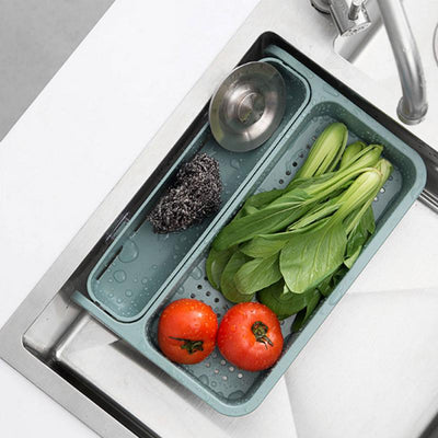 Escurridor de Cocina sin Perforaciones – Organizador Plegable para Frutas y Verduras - Image 10