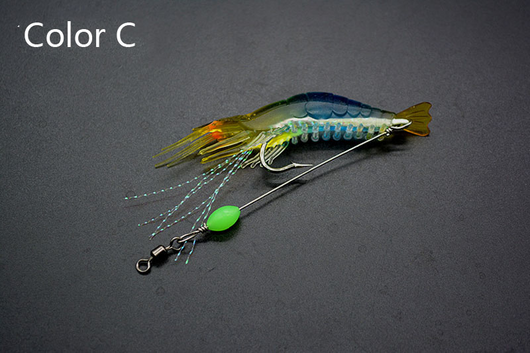 Señuelo Luminoso Biomimético Camarón Artificial para Pesca - Image 20