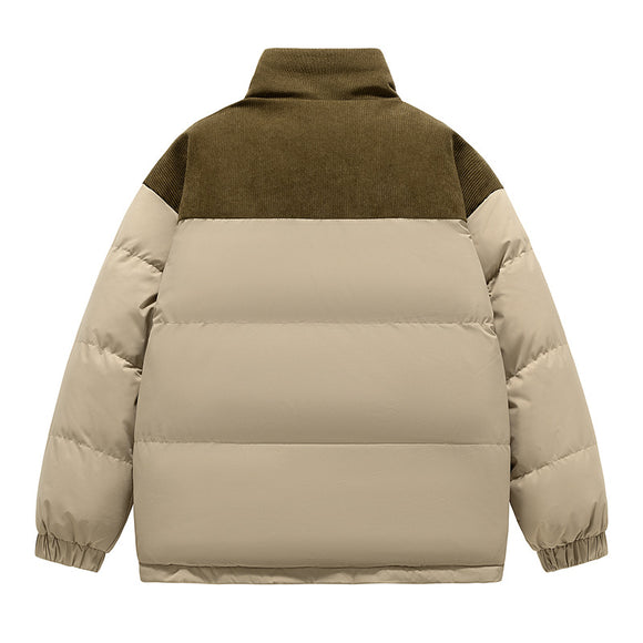 Abrigo Acolchado de Invierno con Capucha para Hombre